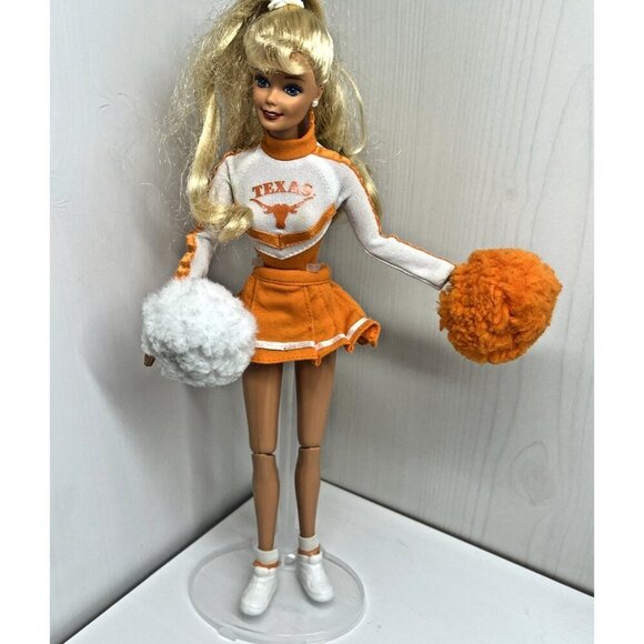Vintage Barbie Texas University Cheerleader Doll #17792 1990's - Picture 1 of 14